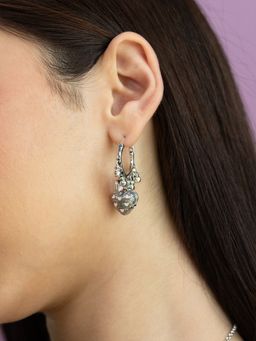 Shaya by CaratLane - Bring In The Comfort Heart Earrings In 925 Silver