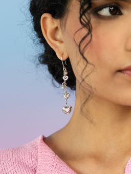 Shaya by CaratLane - Bring In The Cheer Heart Earrings In 925 Silver