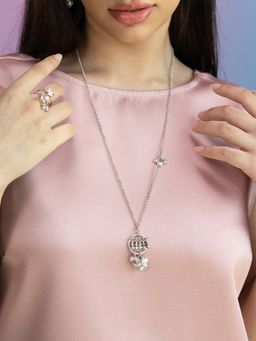 Shaya by CaratLane - Bring In The Comfort Heart Necklace In 925 Silver