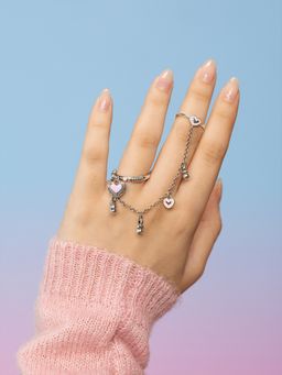 Shaya by CaratLane - Bring In The Smiles Heart Ring In 925 Silver