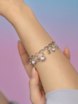 Shaya by CaratLane - Bring In The Memories Heart Bracelet In 925 Silver