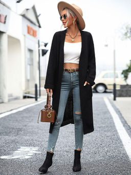 Oh Rare - Solid Color Women's Pocket Shrug