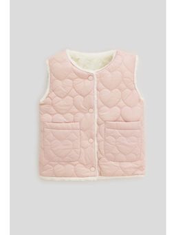One Friday - Girls Pink Polyester Self Design Jacket