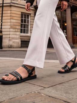 Metro - Women Black Casual Sandals