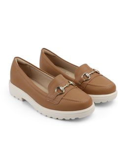 MODARE - Women Brown Modare Camel Loafers