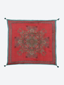 Ritu Kumar - Red Printed Scarf