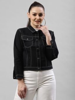 KASSUALLY - Black Denim Jacket