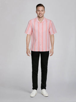 Wrangler - Mens Pink Casual Shirt