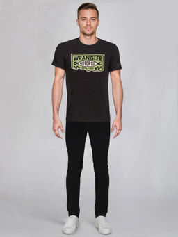 Wrangler - Mens Black T-Shirt