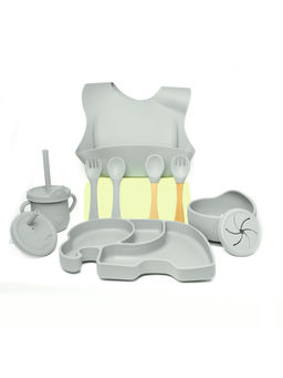 The Little Lookers - Baby Feeding Dining Set - Grey
