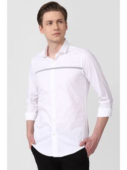 Simon Carter - Men Printed White Shirt