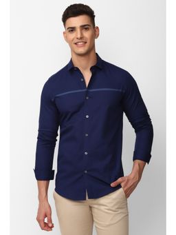 Simon Carter - Men Solid Navy Shirt