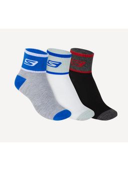 SKECHERS - Mens Half Terry Ankle Socks (Pack of 3)