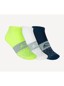 SKECHERS - Mens Non Terry Low Cut Socks (Pack of 3)