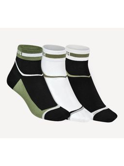 SKECHERS - Mens Contrast Non Terry Socks (Pack of 3)