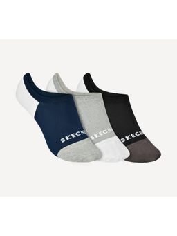 SKECHERS - Mens Plain Non Terry Line Socks (Pack of 3)