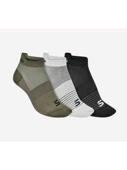 SKECHERS - Mens Active Non Terry Low Socks (Pack of 3)