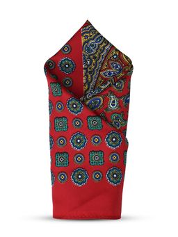 CAZZANO - Men Printed Microfiber Multi-Color Pocket Square