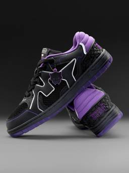 The Souled Store - UBZ: Black Panther Men Low Top Sneakers - Black