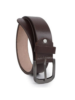 Cimoni - Men Leather Solid Brown Belt