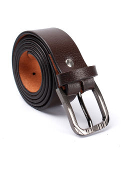 Cimoni - Men Leather Solid Brown Belt