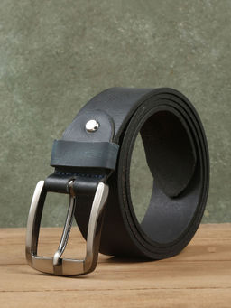 Teakwood - Men Leather Textured Blue