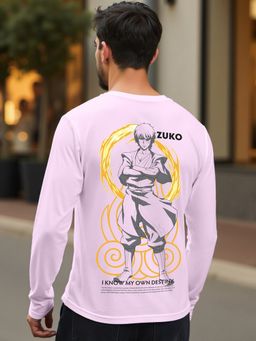 Bewakoof - Men's Purple Zuko Graphic Printed T-shirt
