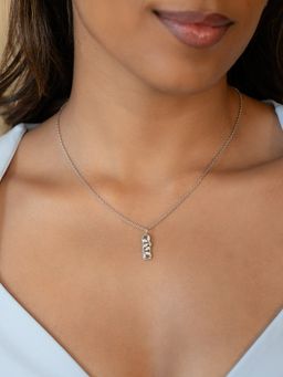 Shaya by CaratLane - 925 Silver Shaya by CaratLane Women Ascend Stone Necklace