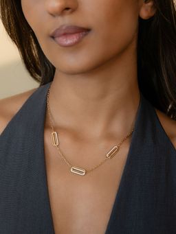 Shaya by CaratLane - 925 Silver Shaya by CaratLane Women Mighty Stone Necklace