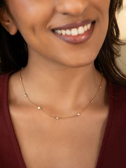 Shaya by CaratLane - 925 Silver Shaya by CaratLane Women Gold Plated Crafted Necklace