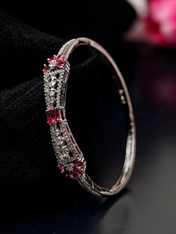 Zoey - Women Silver-Plated American Pink Diamond Handcrafted Bracelet