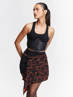 S&N by Shantnu Nikhil - Signature Printed Skort