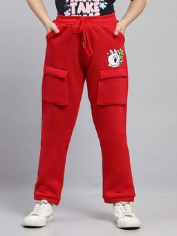 Monte Carlo - Red Printed Trackpant