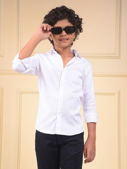 CRIMSOUNE CLUB - Boys White Classic Shirt
