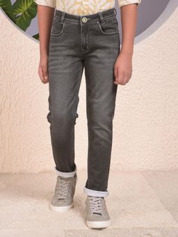 CRIMSOUNE CLUB - Boys Olive Jeans