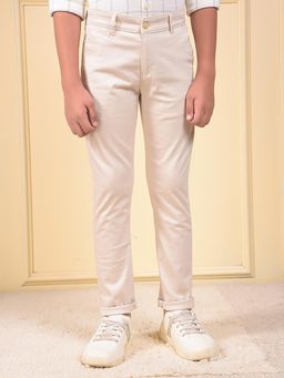 CRIMSOUNE CLUB - Boys Beige Trousers