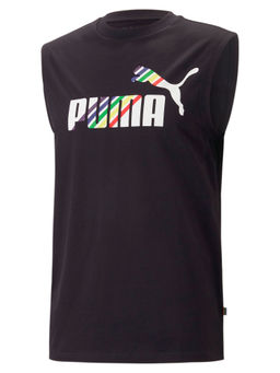 Puma - Essentials Love Is Love Mens Black T-Shirt