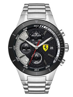 Scuderia Ferrari - REDREV EVO 0830263 Black Dial Chronograph Watch For Men