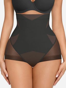 Shop The Edit - Triple-Layer Tummy Compression Brief Shapewear Black