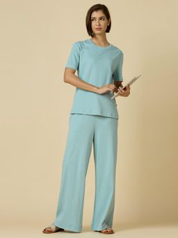 Chemistry - Cotton Interlock Jersey Nightsuit Blue