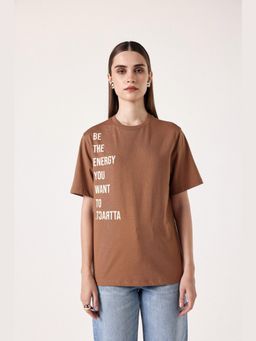 Muvazo - Energy Core Tan Tshirt