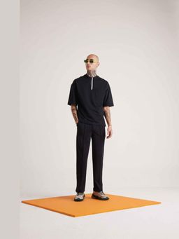 Muvazo - Blue Polyester Solid/Plain Co-Ord Sets