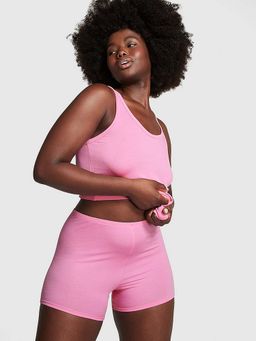 Victoria's Secret - PINK Ribbed Modal Bike Shorts Pink