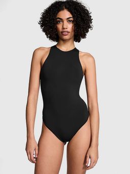 Victoria's Secret - Base Stretch Bodysuit Black