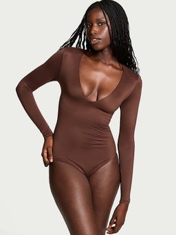 Victoria's Secret - Feather Soft Bodywear Bodysuit Brown