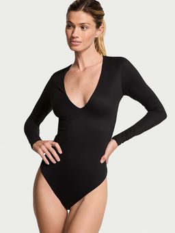 Victoria's Secret - Feather Soft Bodywear Bodysuit Black
