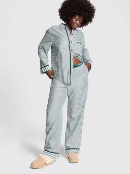 Victoria's Secret - PINK Flannel Long Pyjama With Shirt Multi-Color (Set of 2)