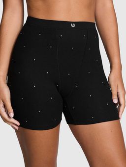 Victoria's Secret - PINK Thermal Boxer Bling Brief Black