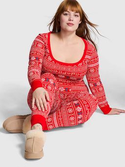 Victoria's Secret - PINK Thermal Long Bling Pyjama With Top Multi-Color (Set of 2)