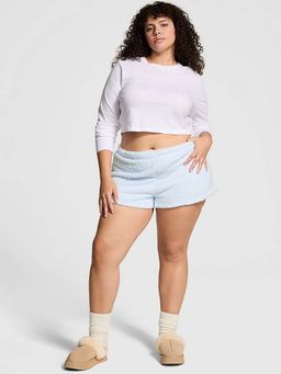 Victoria's Secret - PINK Co-Zzzy Fleece Boxy Shorts Blue